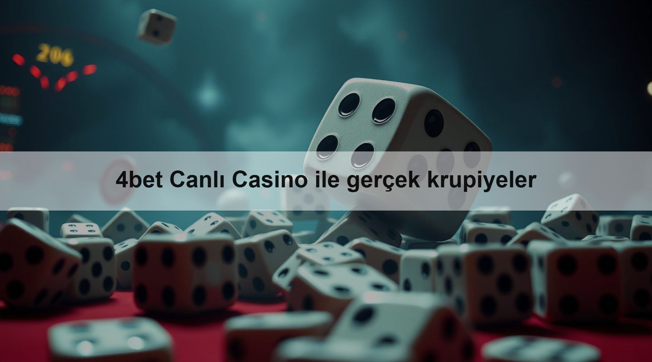 4bet Canlı Casino ile gerçek krupiyeler